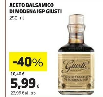 Giusti aceto balsamico di modena igp