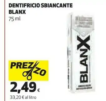 Coop Dentifricio sbiancante offerta
