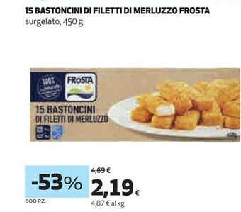 Coop 15 bastoncini di filetti di merluzzo 450 g(ml) offerta