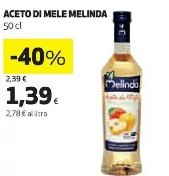 Coop Bio - aceto di mele biologico 500 g(ml) offerta