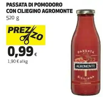 Coop Agromonte - passata con ciliegino giallo siciliano 520 g(ml) offerta