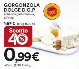 Ipercoop GORGONZOLA DOLCE D.O.P. offerta