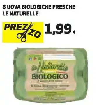 Le naturelle uova biologiche fresche