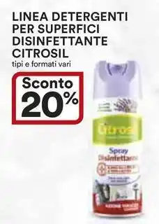 Ipercoop LINEA DETERGENTI PER SUPERFICI DISINFETTANTE CITROSIL offerta