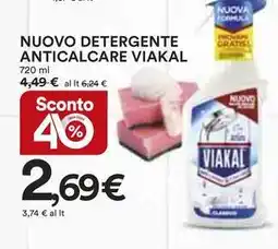 Ipercoop NUOVO DETERGENTE ANTICALCARE VIAKAL offerta