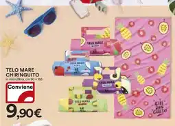Ipercoop TELO MARE CHIRINGUITO in microfibra, cm 90 x 165 offerta