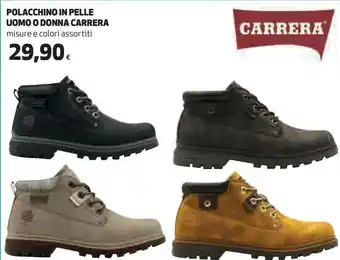 Coop Polacchino in pelle uomo o donna offerta