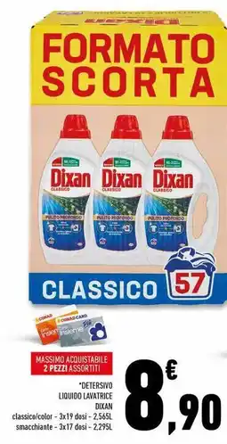 Conad Superstore DETERSIVO LIQUIDO LAVATRICE DIXAN offerta