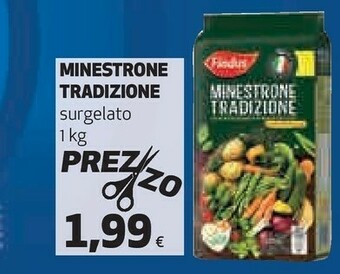 Coop Minestrone tradizione 1000 g(ml) offerta