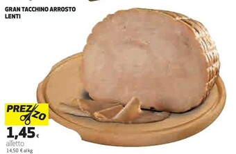Coop Lenti gran tacchino arrosto offerta
