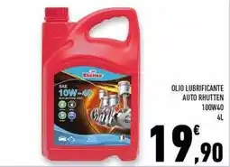 Conad Superstore OLIO LUBRIFICANTE AUTO RHUTTEN 100W40 offerta
