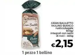 Conad Superstore GRAN BAULETTO MULINO BIANCO rustico/segale 500g offerta