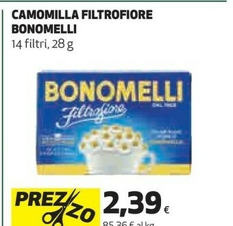 Coop Camomilla filtrofiore offerta