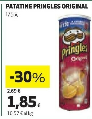 Coop Pringles patatine original offerta