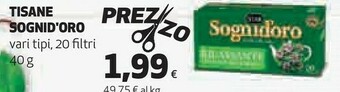 Coop Orti & frutti mela, carota e zenzero sognid'oro 40 g(ml) offerta