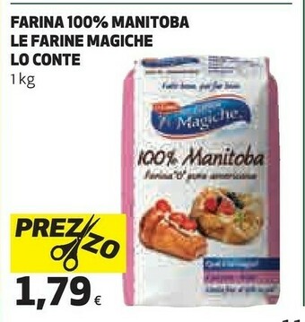 Coop Lo conte farina 100% manitoba offerta