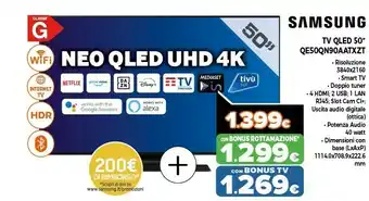 Expert Tv qled qe50qn90aatxzt offerta