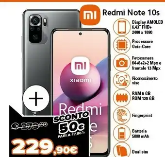Expert Redmi note 10s offerta