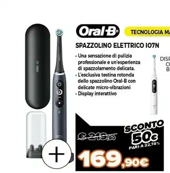 Expert Oral-b io 7n adulto spazzolino a vibrazione bianco offerta