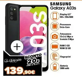 Expert Galaxy a03s offerta
