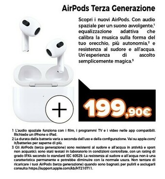 Expert Airpods terza generazione offerta