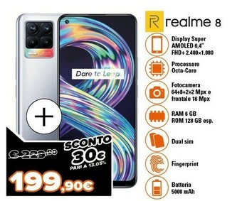 Expert Realme 8 offerta