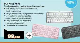 Expert Logitech mx keys mini offerta