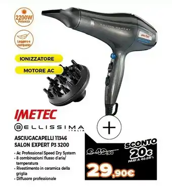 Expert Salon expert p3 3200 nero, grigio 2200 w offerta