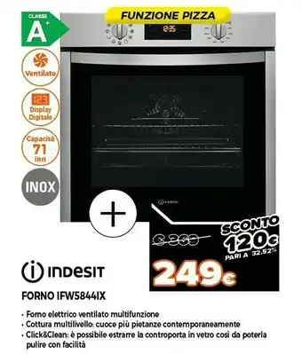 Expert Ifw 5844 ix forno elettrico 71 l acciaio inossidabile a+ offerta