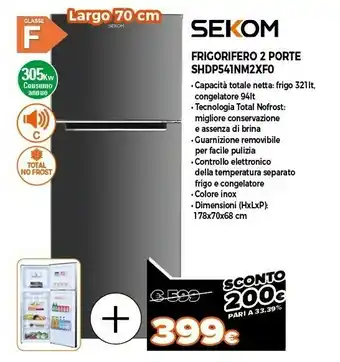 Expert Frigorifero shdp541nm2xf0 offerta