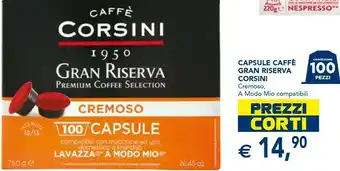 Esselunga Capsule caffè gran riserva offerta