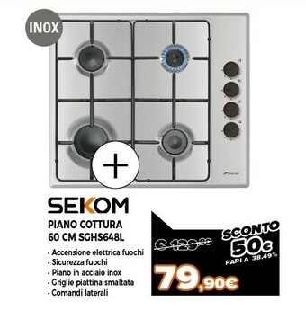 Expert Piano cottura sghs648l offerta