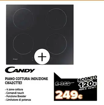 Expert Candy piano cottura ci642ctte1 offerta