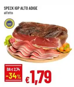 Famila SPECK IGP ALTO ADIGE all'etto offerta