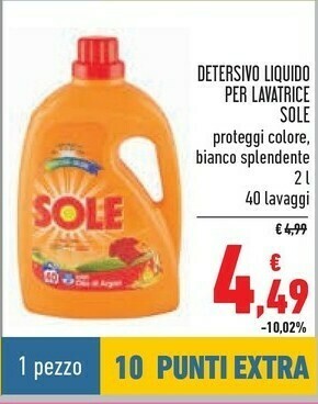 Conad City Detersivo lavatrice offerta