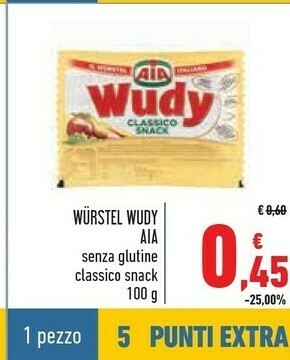 Conad City Wurstel offerta