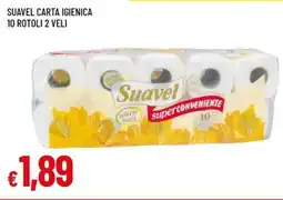 Famila SUAVEL CARTA IGIENICA 10 ROTOLI 2 VELI offerta