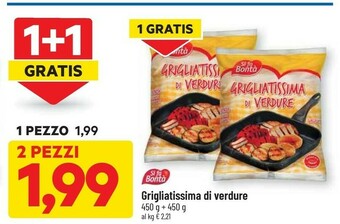 DPiù Si fa bonta grigliatissima di verdure offerta