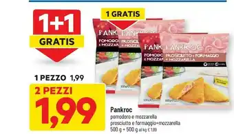 DPiù Pankroc pomodoro e mozzarella offerta
