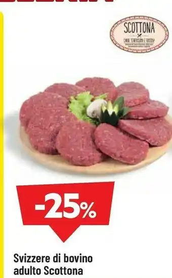 DPiù Svizzere di bovino adulto scottona offerta
