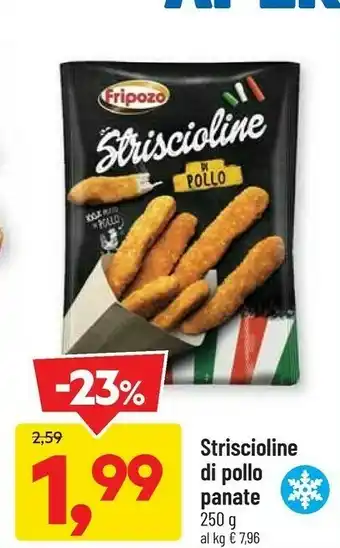 DPiù Fripozo striscioline di pollo panate offerta