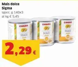 Sigma Mais dolce Sigma sgocc. g 140x3 offerta