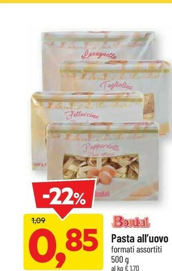 DPiù Grattini pasta all'uovo 500 g(ml) offerta