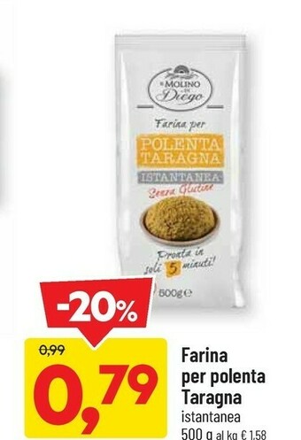 DPiù Farina per polenta taragna offerta