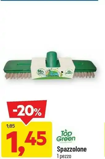 DPiù Top green spazzolone offerta