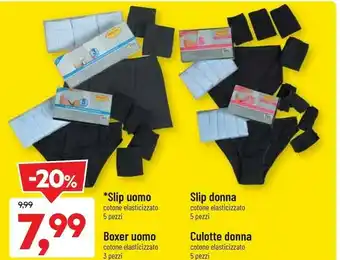 DPiù Slip uomo cotone offerta