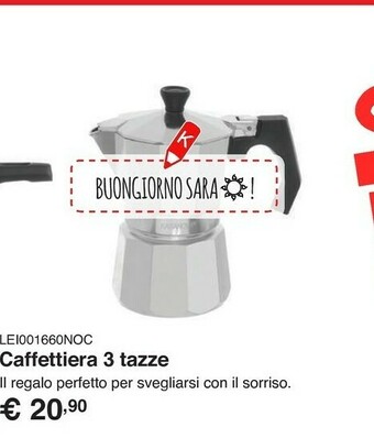 Caffettiera 3 tazze