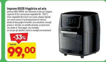 DPiù Improve 6501b friggitrice ad aria offerta
