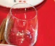 Set bicchieri acqua io vino in vetro soffiato, 6 pezzi