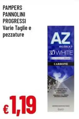 Famila PAMPERS PANNOLINI PROGRESSI Varie Taglie e pezzature offerta